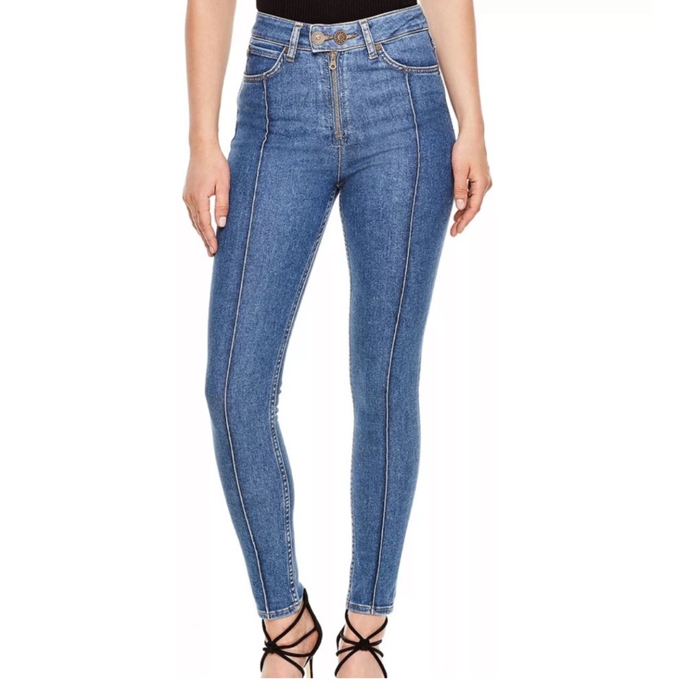 Sandro zipper skinny jeans